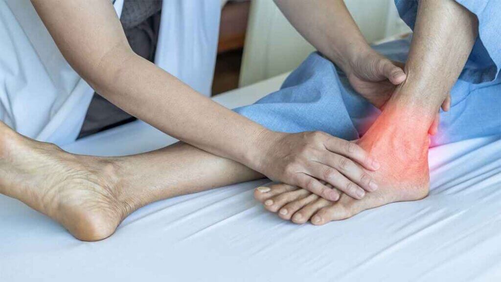 التهاب و درد تاندون مچ پا
